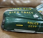 Dick Tracy Vintage 1950s Tin Police Squad Car Toy Vehicle 