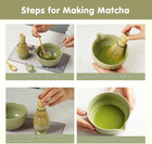 6-piece Matcha Tea Set     Bowl  Whisk  Scoop  Holders   Scoop Rest For Ceremony