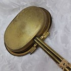 Brass Silent Butler 10x8 Etched Mountain View