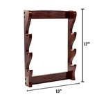 Medieval Sword Stand Solid Wood Horizontal Display Rack For Katana Dagger 3 Tier