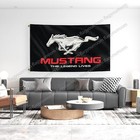 Ford Mustang Flag Banner 3x5 Ft Car Racing Logo Gt Shelby Cobra Wall Decor Sign