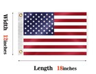 American Boat Nautical Flag 12x18 Inch Double Sided 3ply Marine Flag Nylon Sm   