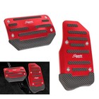 2 Pcs Car Accelerator Brake Foot Pedal Set  Alloy Anti-rust Structure Pedal