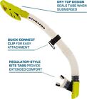 Scubapro Spectra Dry Snorkel Large Bore With Purge Valve And Dry Top Design