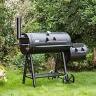 Heavy Duty Charcoal Smoker Grills Extra Large Outdoor Bbq Grill W  Offset Smoker