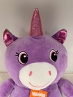 Squish Purple Shiny Pink Horn Unicorn Plush 15  Stuffed Animal Toy New With Tag