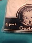 Gerber Waterproof Pants Baby Toddler 2t-3t  28-35 Lbs  White 4 Pack New