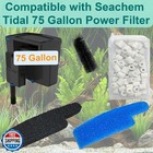 17-set Filter Media Kit Replacement For Seachem Tidal 75 Gallon  300 Liters     