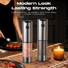 Electric Salt And Pepper Grinder Set  Battery Automatic Salt And Pepper Shaker W