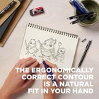 Sakura Sumo Grip Comfort Grip Mechanical Pencil  0 5mm  Clear