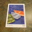 Inciardi Mini Print Dinghies  rare  - 2026 Portland Pop Up Event Coastal Maine