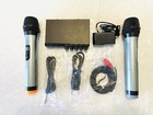 Uhf Dual Channel Wireless Handheld Microphone  Easy-to-use Karaoke Wireless Mic