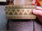 Antique Philippines South East Asian Brass Bronze Copper Betel Nut Box Chain