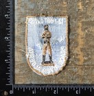 Vintage 12 Foot Davis Statue Peace River Alberta Canada Travel Souvenir Patch