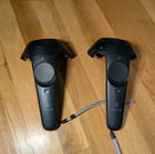 Htc Vive Pro Virtual Reality Headset  Link Box And Controllers Read Description