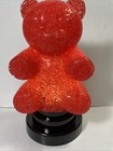 Red Plastic Gummy Bear 8    Night Light Mood Lamp