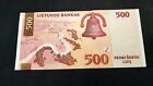 Lithuania 500 Litu 2000  Unc  Rare
