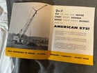 American 275bt Truck Crane Dragline Backhoe Tractor Shovel Brochure 1950 s Vtg