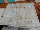 Rare 1848 Massachusetts Railroad War Archive - 6 Booklets   Foldout Survey Map