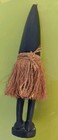 Vintage Carved Wood Natural Duk-duk Figure Tall Painted Native Art
