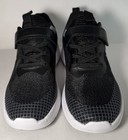 Brunswick Strike Zone Bowling Shoes Black grey Size Boys 4  Medium Width Rh New