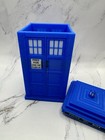 Doctor Who Tardis Pen Holder Stash Box     7    Tall Police Call Box W  Lid