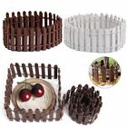 Miniature Dollhouse Diy Fairy Garden White Picket Fence Accessories Decor Gifts