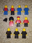 Lot X10 Vintage Lego Classic Town City Castle Minifigures Lot
