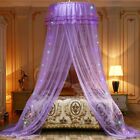 Princess Dome Bedroom Mosquito Net Bedding Lace Led-light Bed Mesh Canopy Decor
