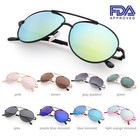 Classic Kids Aviator Sunglasses For Boys Girls Children Sunglasses Metal Frame