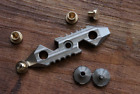 Titanium brass Hand Twisting Spinning Top Gyro Gyroscope Spinner Gyro Toy