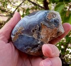 Mirror Polished Blue Lace Thunderegg Agate Uv Reactive