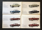1963 Mercedes Benz Sales Brochure Passenger Cars Poster 190 220 300 230 Vintage