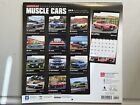2018 American Muscle Cars 18 Month Wall Calendar Unused Dodge Chevy Ford Mercury