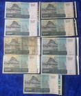 Madagascar 10000 Ariary  lot Of  9 