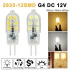 Us G4 20w 2835 Smd Bi-pin 12 Led Lamp Light Bulb Dc 12v 6000k White   Warm White
