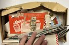 Junk Drawer Lot  Collectible Stamps  Matches  Toys 