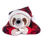  15  Sloth Stuffed Animal Three Toed Sloth Wearing Pajamas And Red Sloth