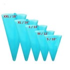 Reusable Silicone Piping Bags Set For Cake Decorating And Icing