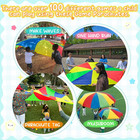 Parachute 8 Feet 10 Feet 12 Feet For Kids With 9 Handles 12 Handles Play Parachu