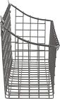 Vintage Metal Wire Wall Mount Storage Basket  X-large  pack Of 2   Industrial Gr