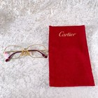 Vintage Cartier Eyeglasses Panthere Gold Frame 54-15-130