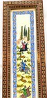 Vtg Persian Hand Painted Hunting Scene Khatam Marquetry Frame 19 3 4 x 5 3 4 