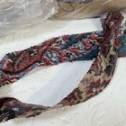 2ct 75yds Roll 1 2  Wide Precut Fabric Strips Blue Red Floral Rag Rope Rug Scrap