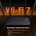 Be3600 Wi-fi 7 Router Dual Band Gaming Router With Mlo 4096-qam Multi-rus Tech