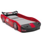 Boys Red Turbo Race Car Twin Size Toddler Bed Plastic Kids Childrens Bedroom New