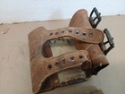 Vintage  Lineman Tree Climbing Spur Pads Leather Gaff Guards 1919 J f  Mcelwain