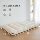 6  Futon Mattress Size  Tufted Futons Sofa Couch Bed With Full Dark Grey