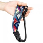 Saxophone Neck Strap Colored Diagonal Pattern Polyester For Alto   Soprano Tenor