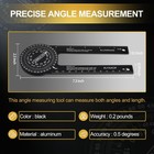 Miter Saw Protractor 7 3 In Aluminum Angle Finder For Trim